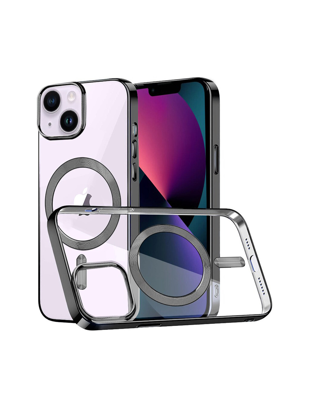 

Karwan iPhone 14 Plus Mobile Back Case, Black