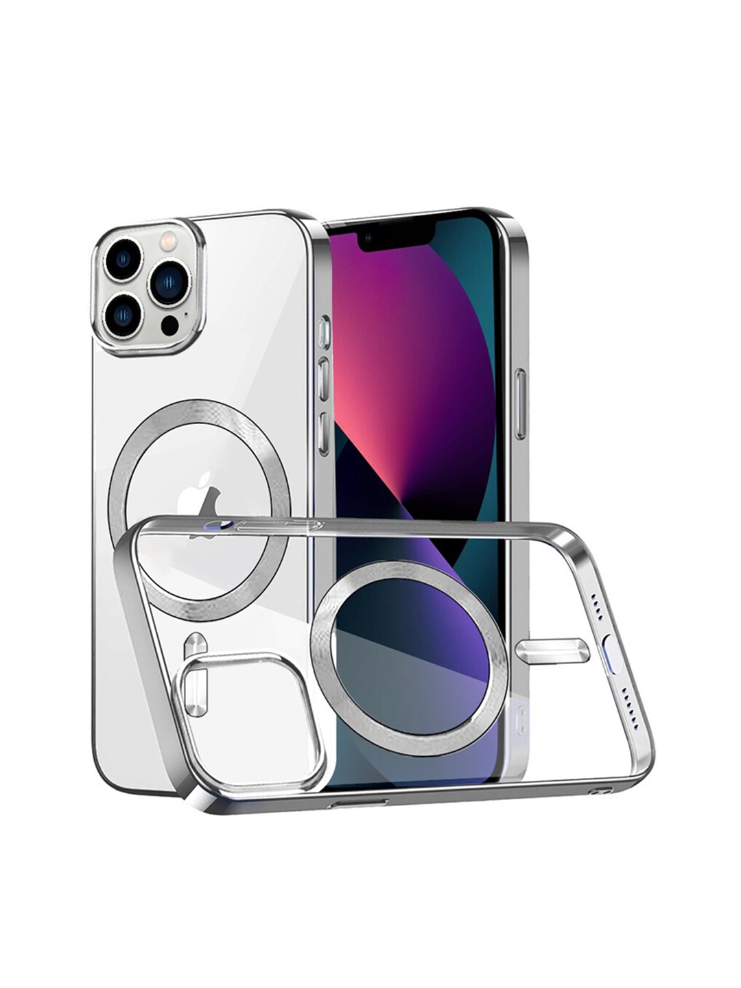 

Karwan iPhone 12 Pro Max Back Case, Silver