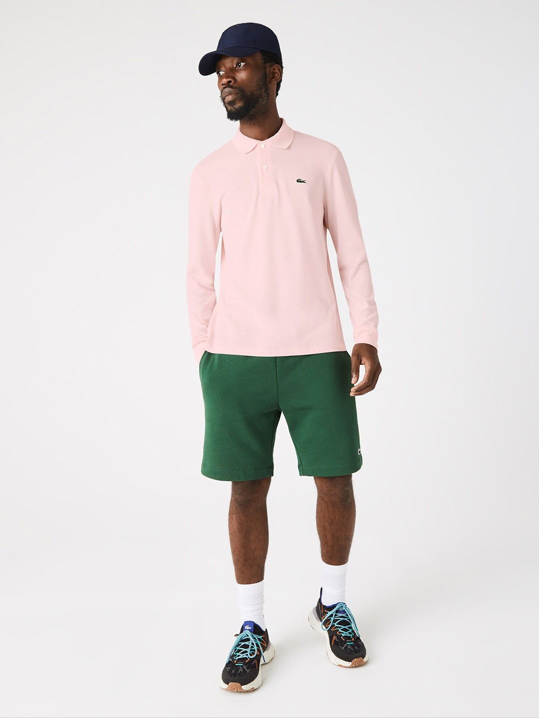 

Lacoste Men Pure Cotton Polo Collar T-shirt, Pink