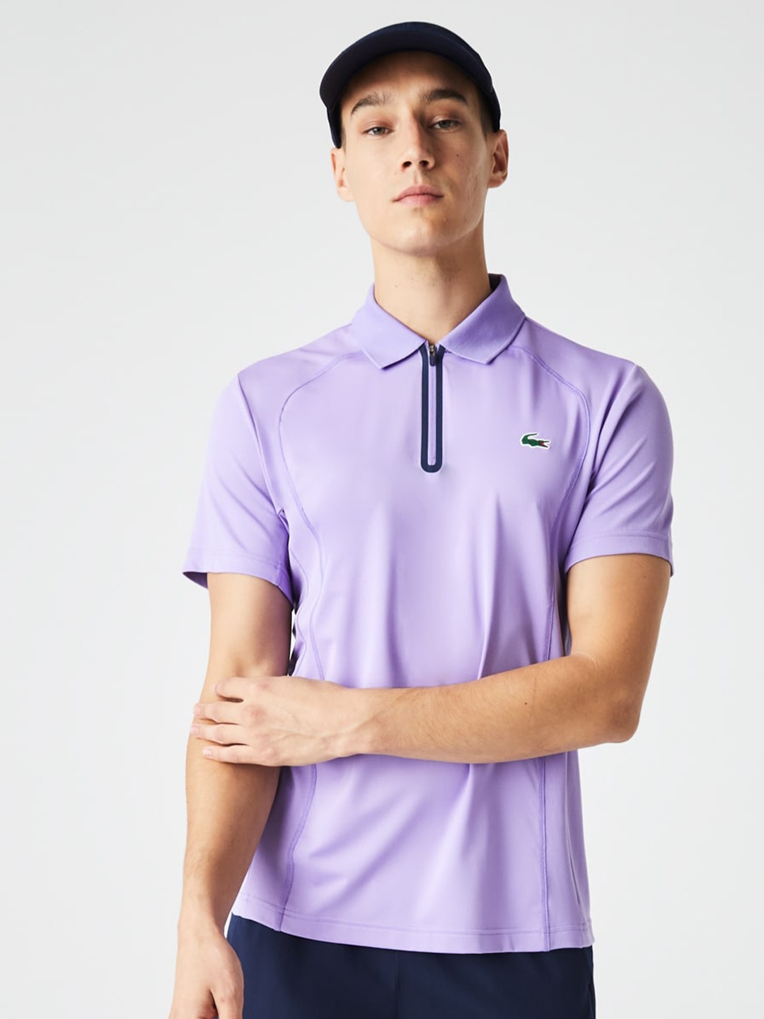 

Lacoste Men Polo Collar T-shirt, Purple