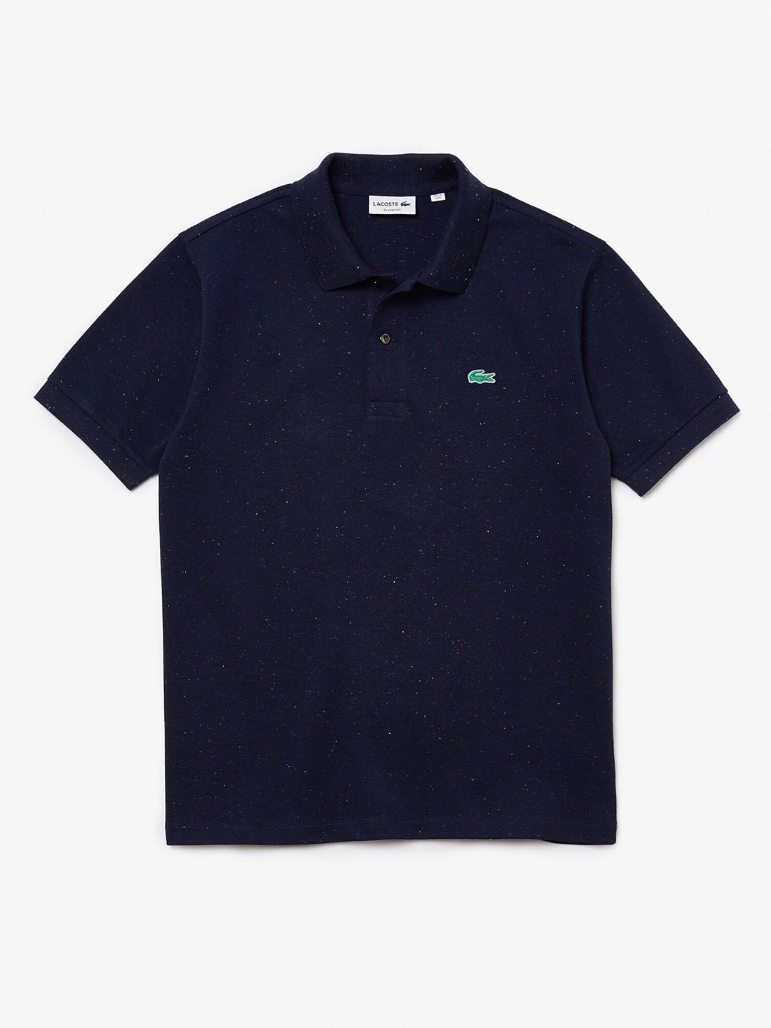 

Lacoste Men Navy Blue Polo Collar T-shirt