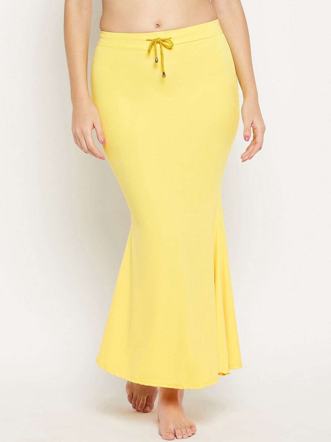 

SECRETS BY ZEROKAATA Women Mermaid Fit Saree Shapewear, Yellow