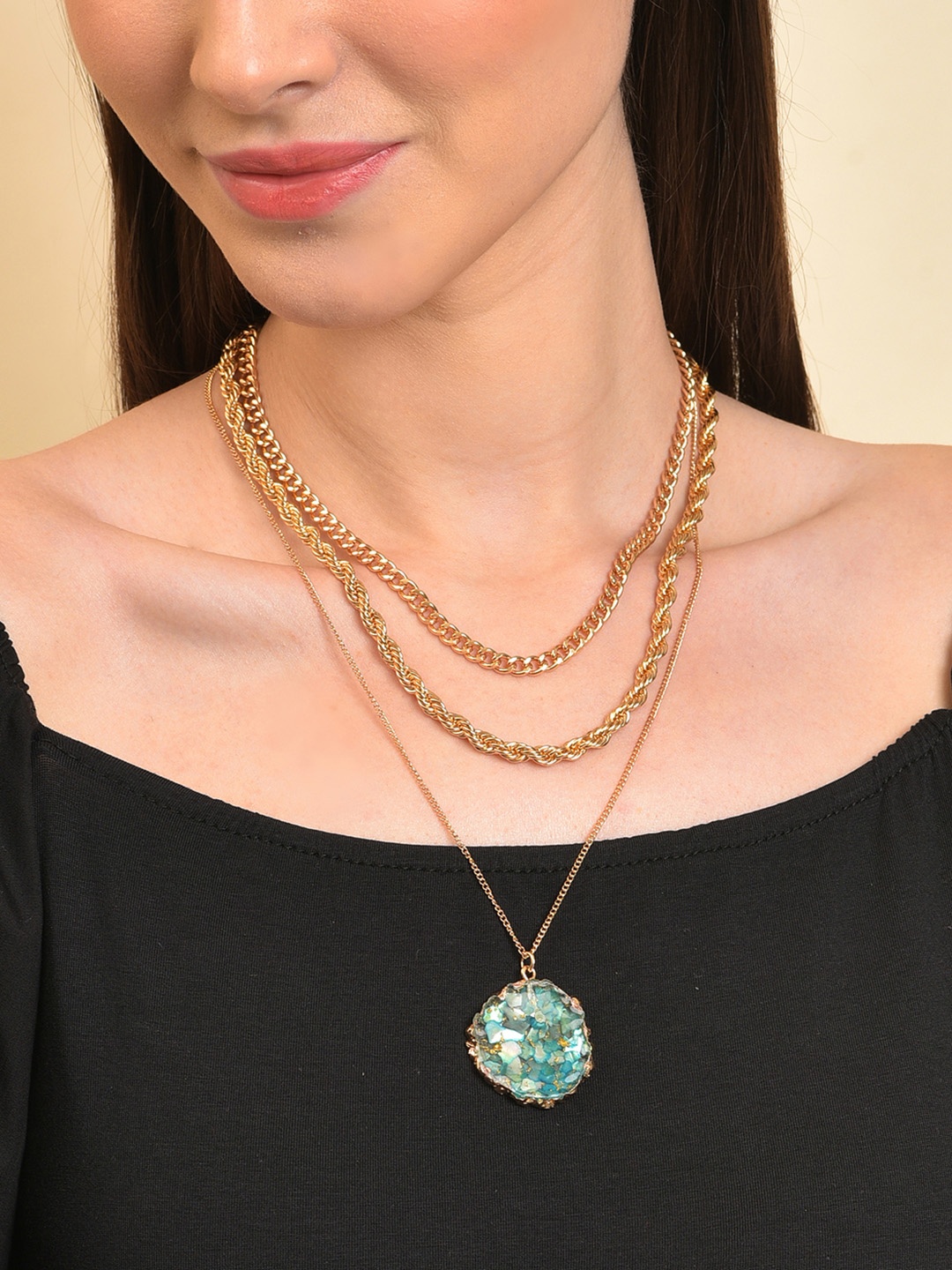 

SOHI Gold-Plated Chain