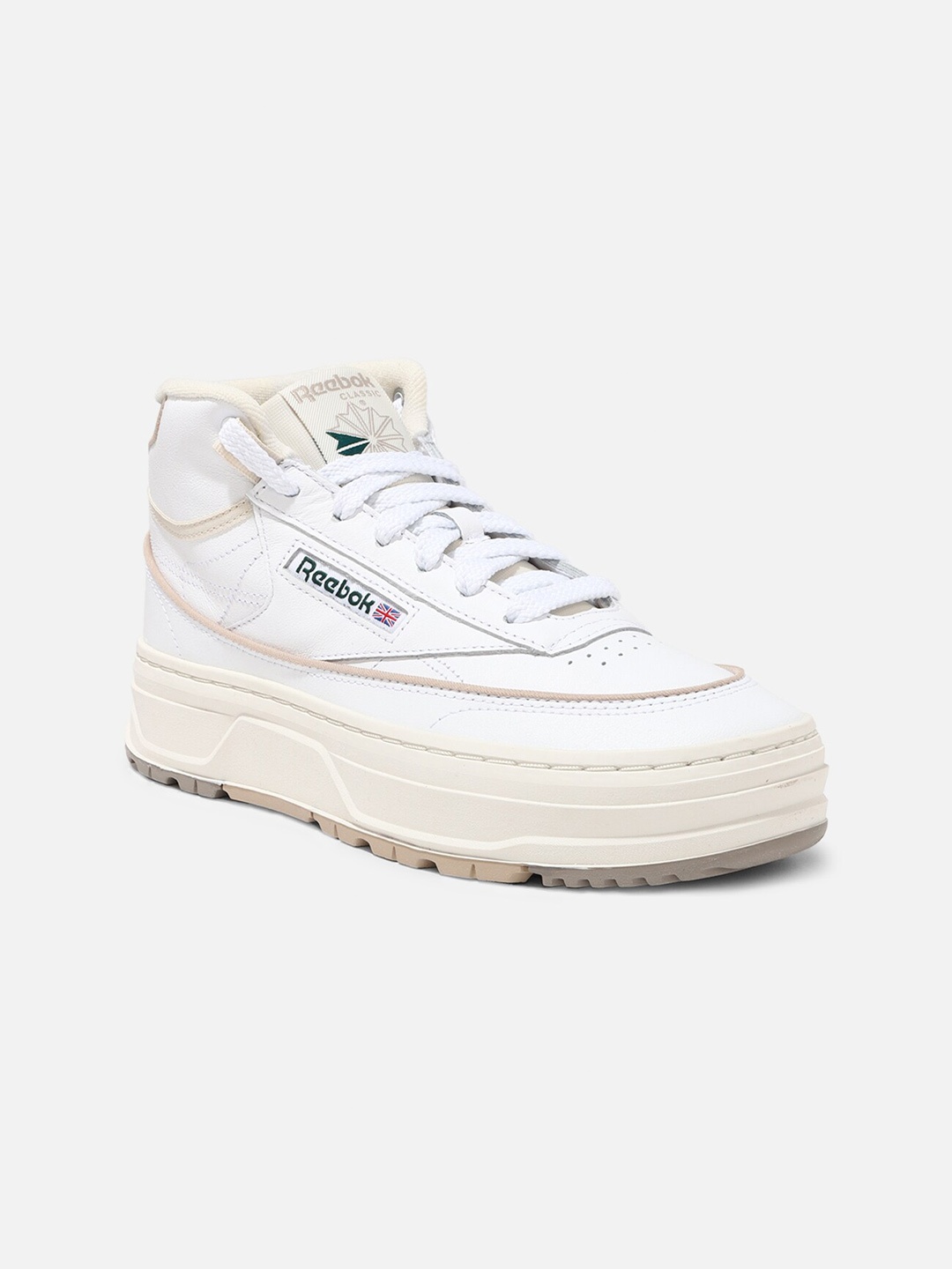 

Reebok Classic Women Rbk Classics Club C Double Geo Mid Shoes, White
