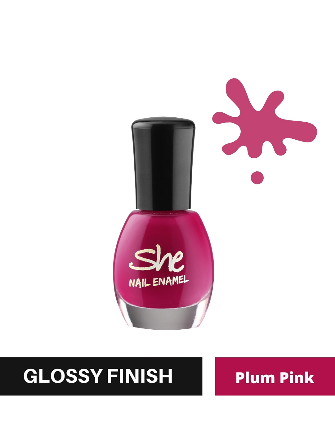 

Archies Set Of 2 She Make Up Nail Polish - Plum Pink 217