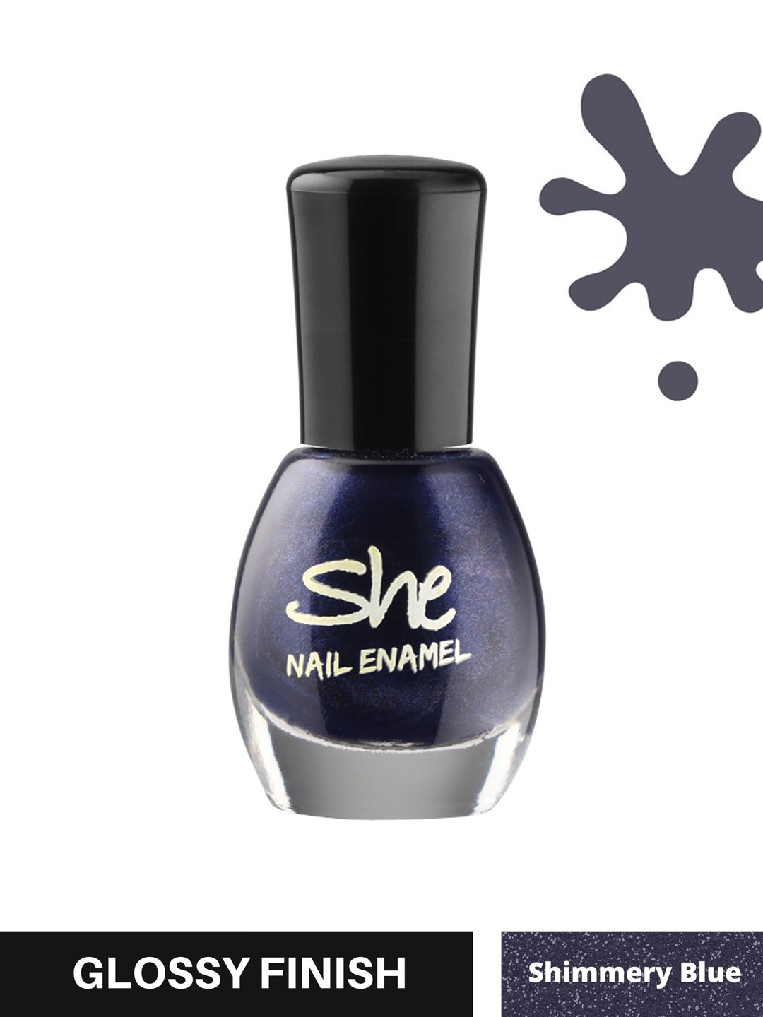 

Archies Set Of 2 She Make Up Nail Polish - Shimmery Blue 306