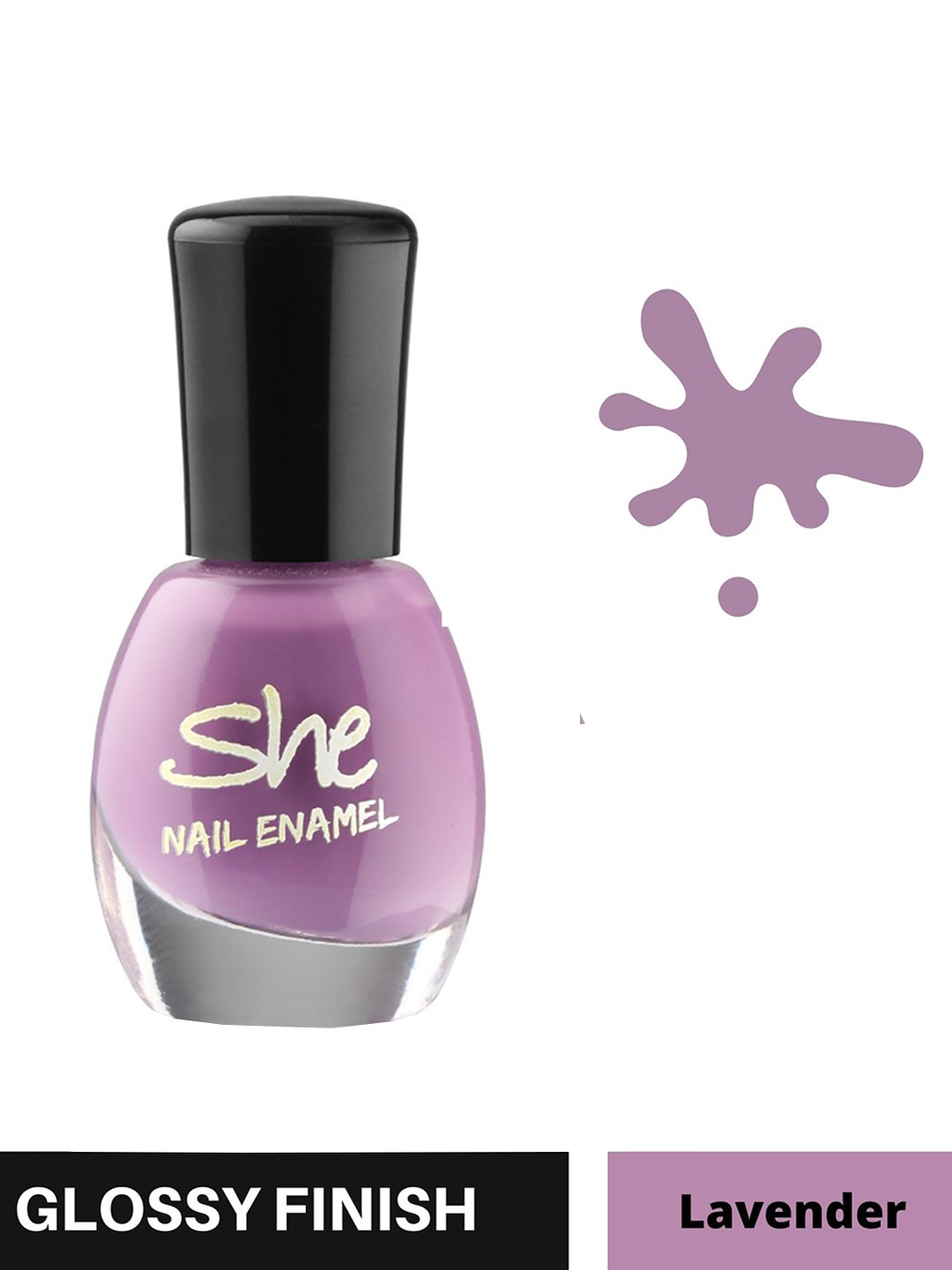 

Archies Set Of 2 She Make Up Nail Polish - Lavender 302, Purple
