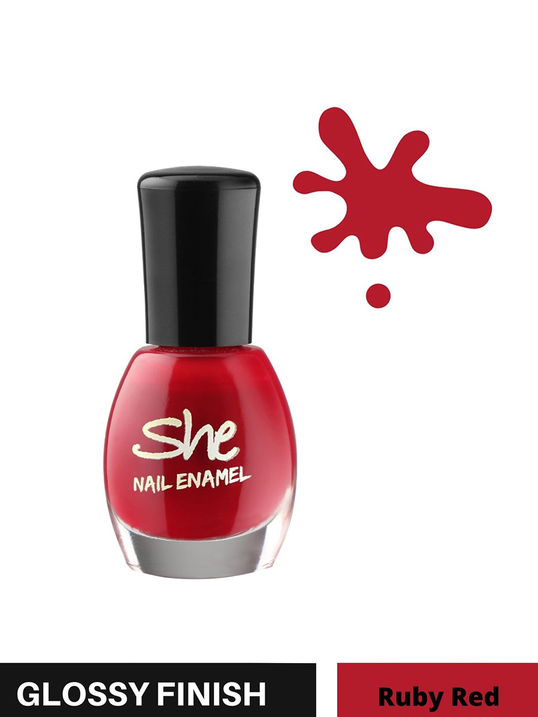 

Archies Set Of 2 She Make Up Nail Polish - Ruby Red 214