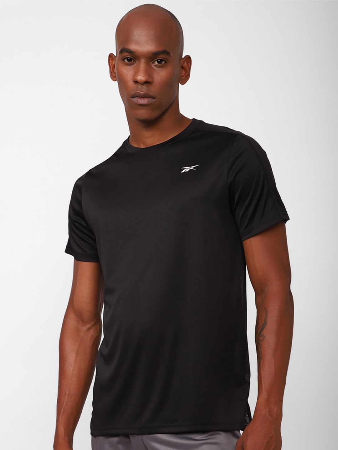 

Reebok Men Rbk-Fitness Wor Ss Tech T-shirt, Black