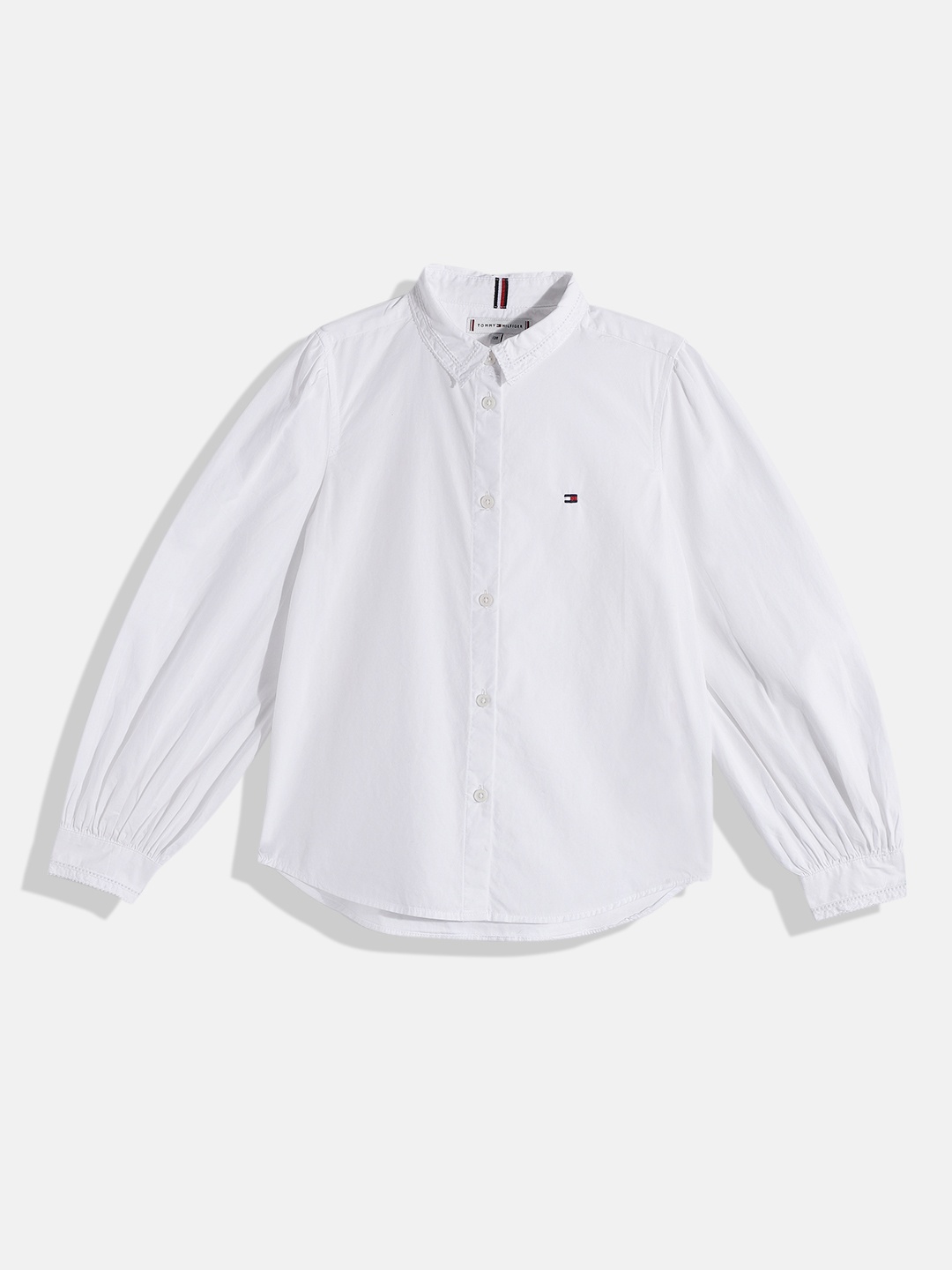 

Tommy Hilfiger Girls Pure Cotton Casual Shirt, White