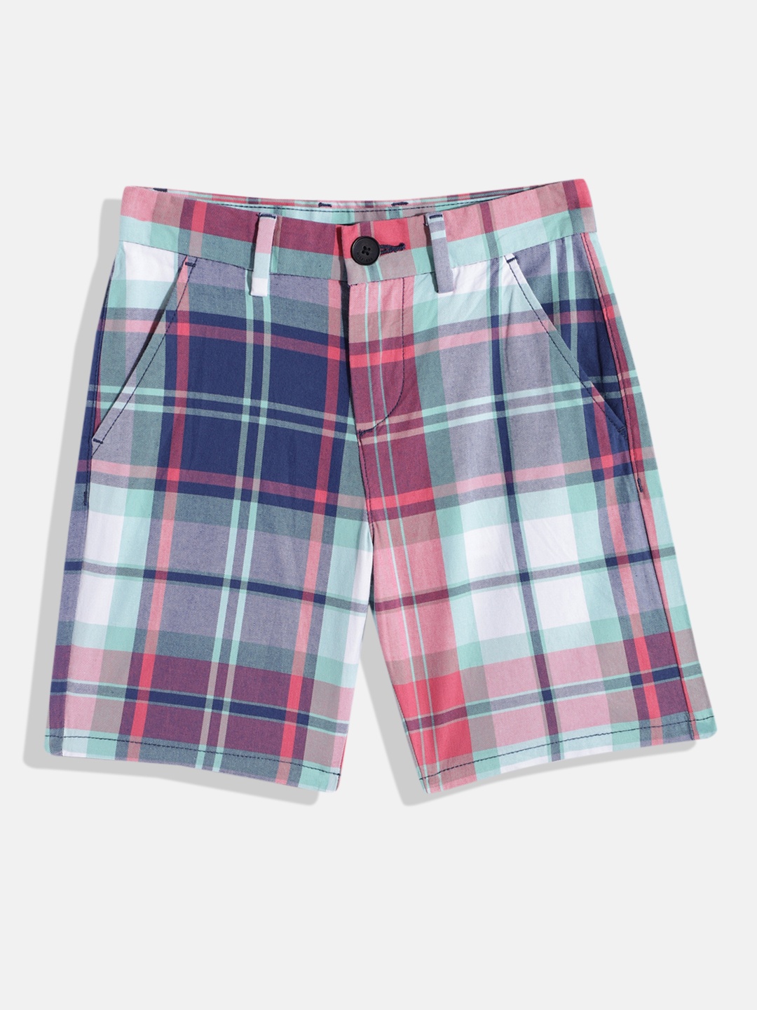 

Tommy Hilfiger Boys Checked Regular Shorts, Multi
