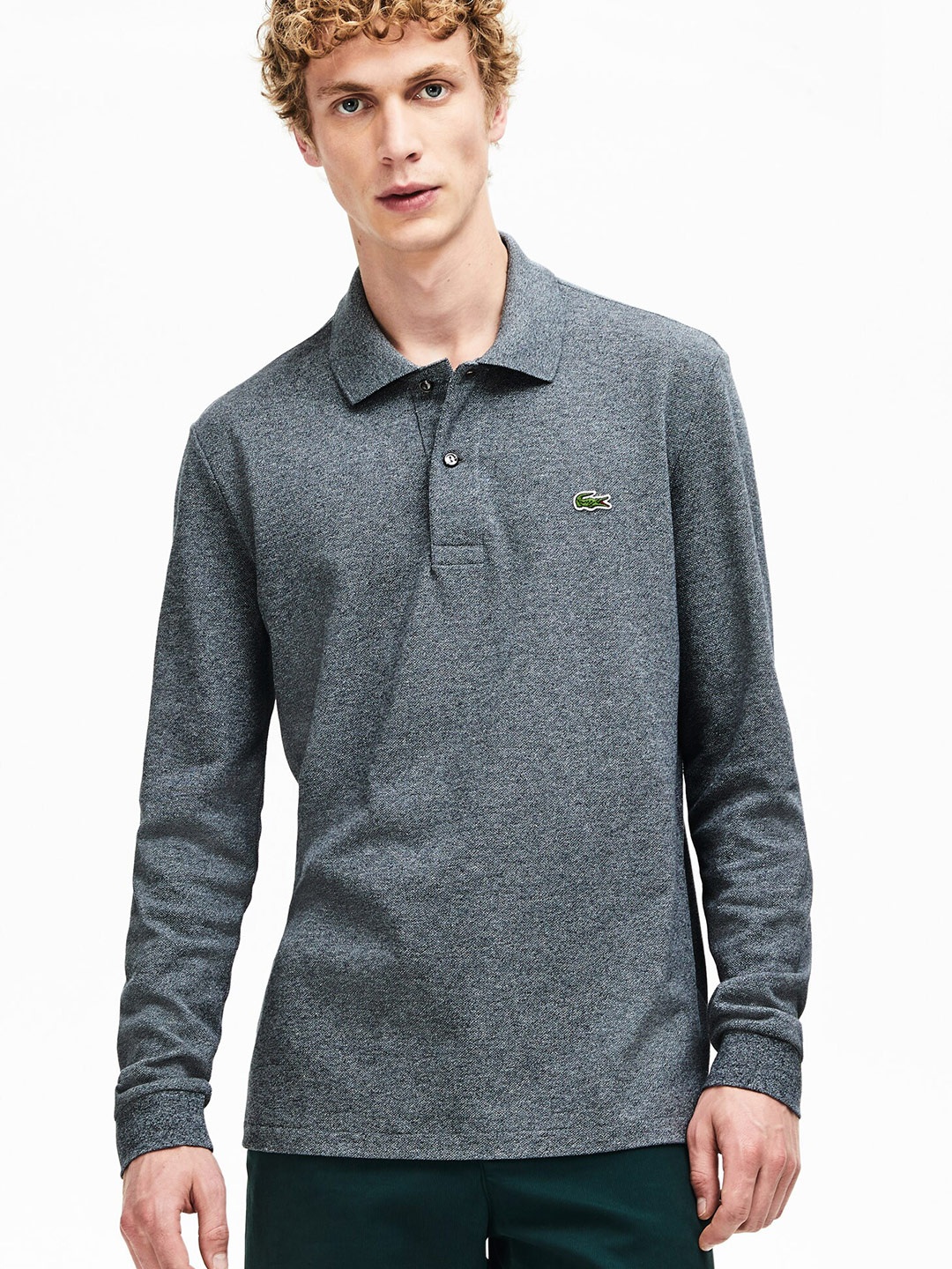

Lacoste Men Pure Cotton Polo Collar T-shirt, Blue