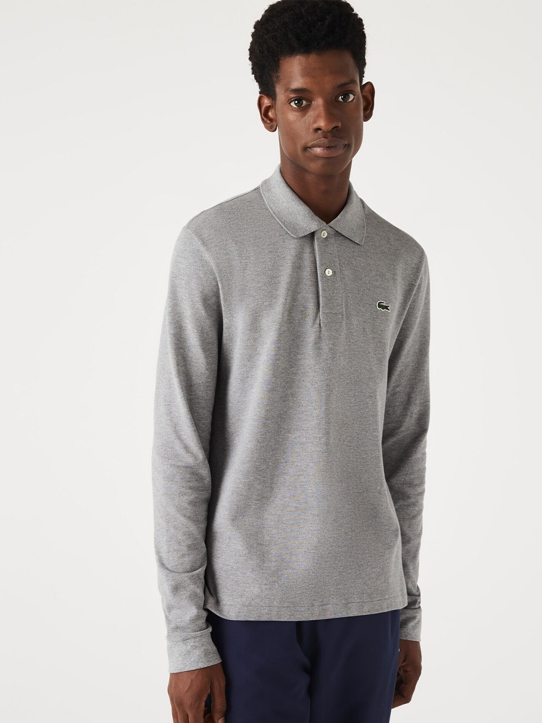 

Lacoste Men Polo Collar T-shirt, Grey