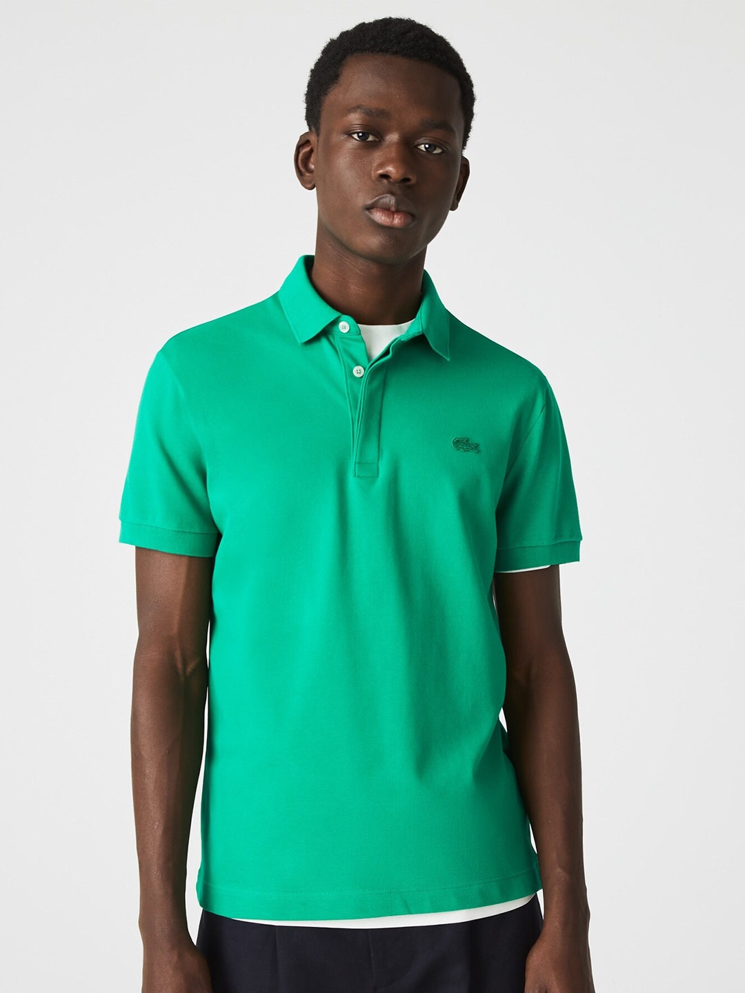 

Lacoste Men Polo Collar T-shirt, Green