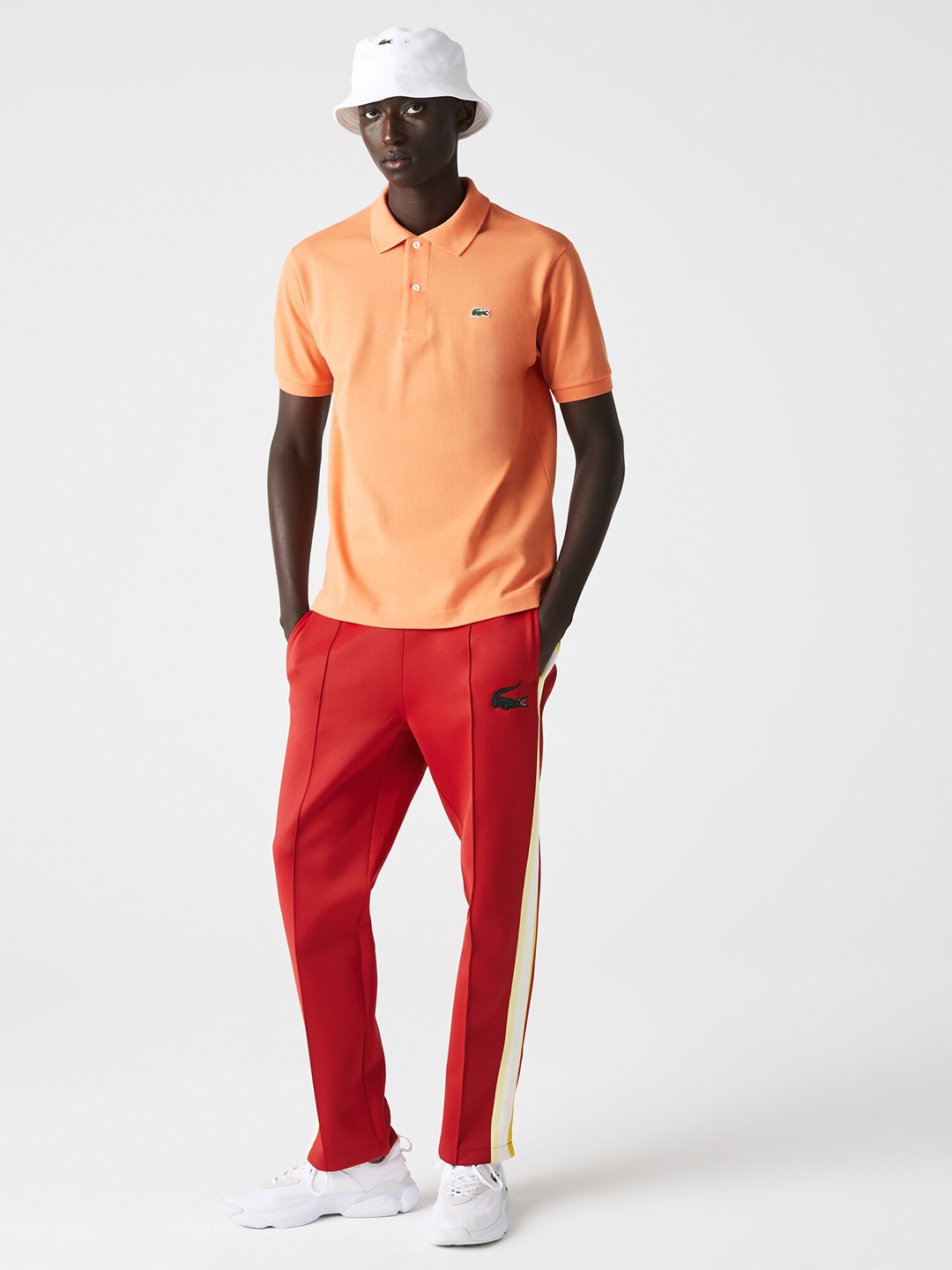 

Lacoste Men Polo Collar T-shirt, Orange