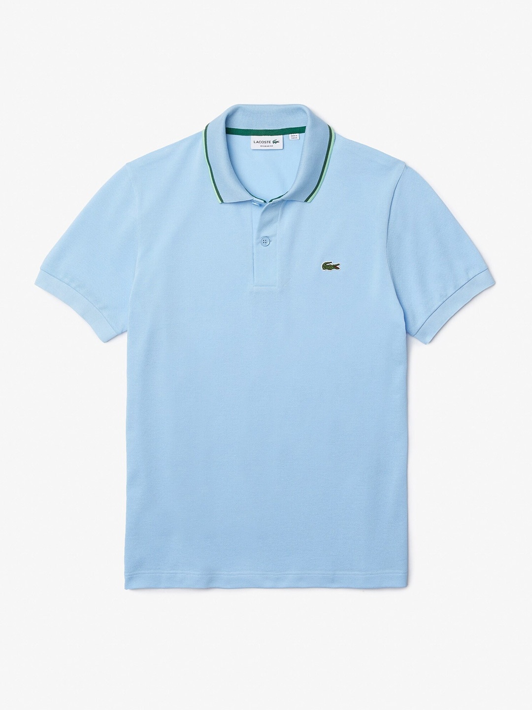 

Lacoste Men Pure Cotton Polo Collar T-shirt, Blue