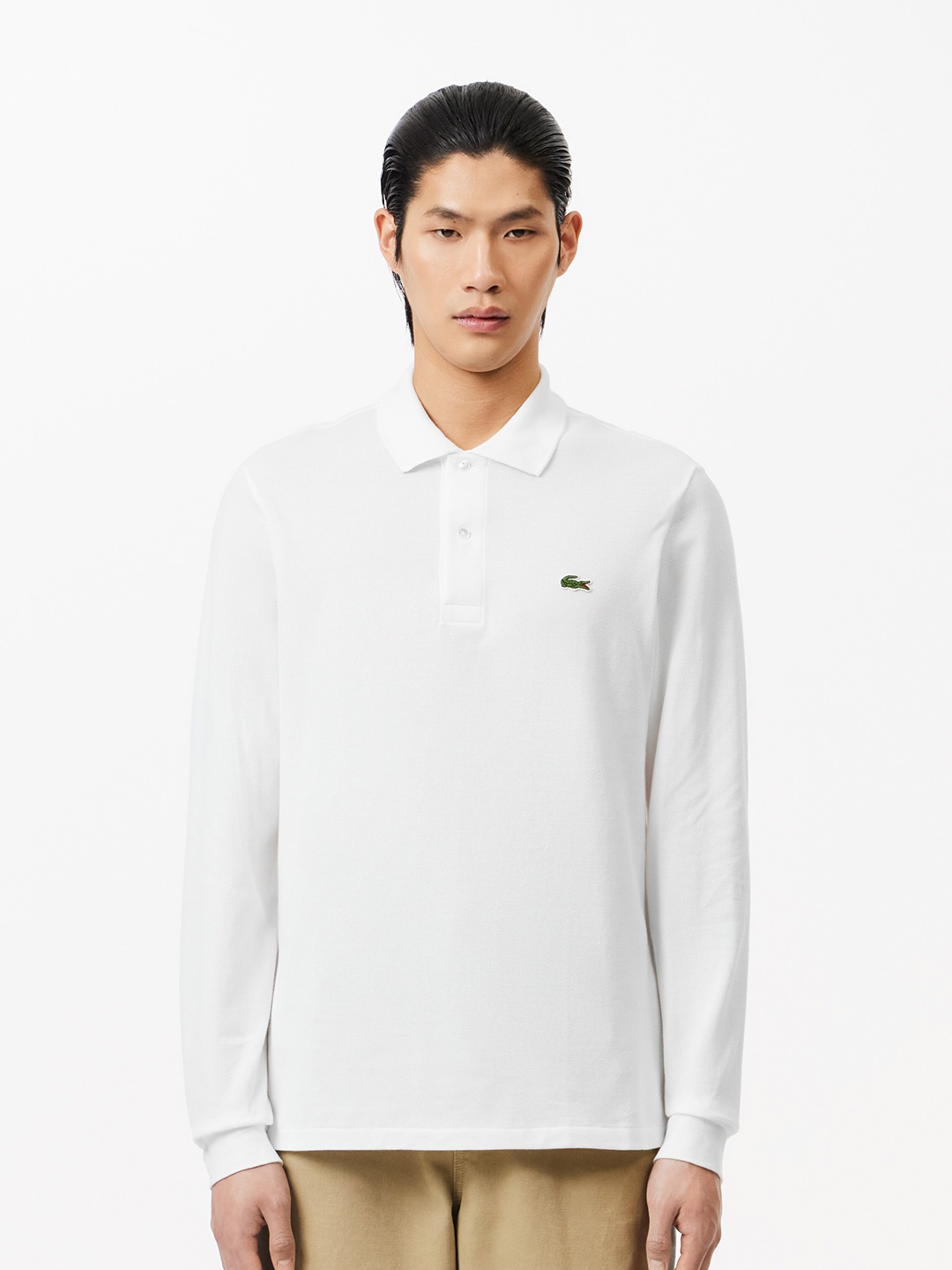 

Lacoste Men Polo Collar Pure Cotton T-shirt, White