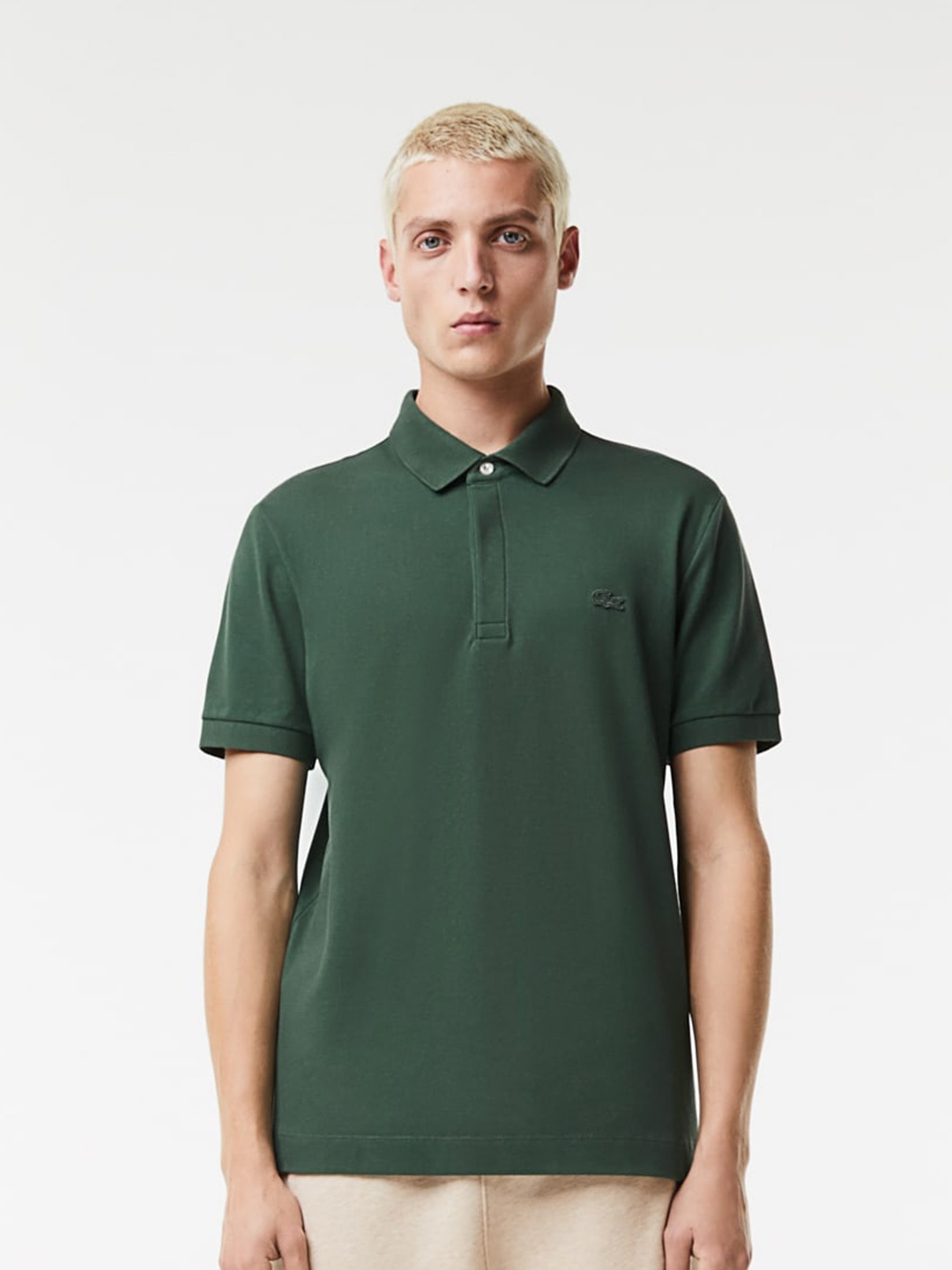 

Lacoste Men Polo Collar T-shirt, Green