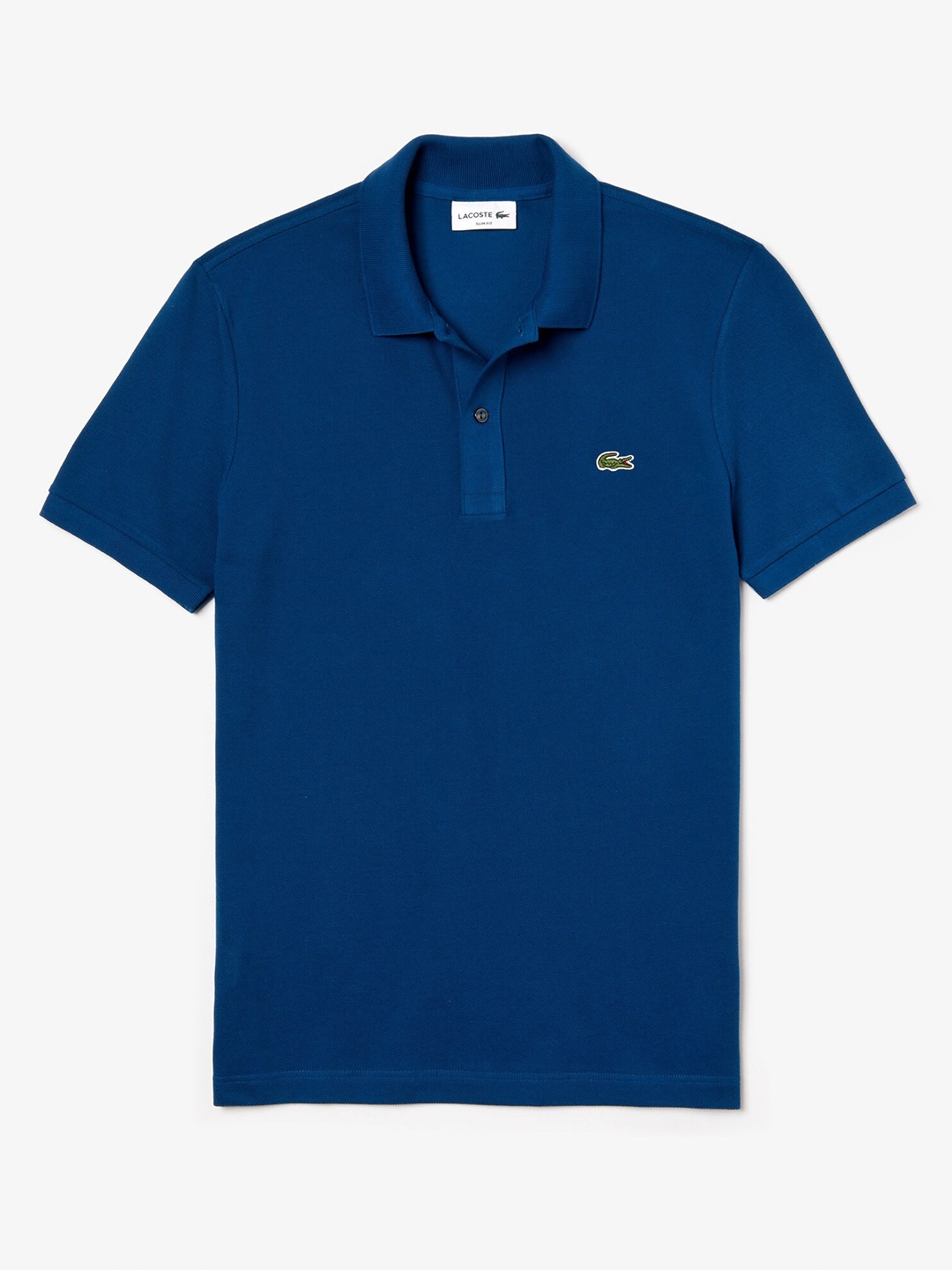 

Lacoste Men Polo Collar Slim Fit Pure Cotton T-shirt, Blue