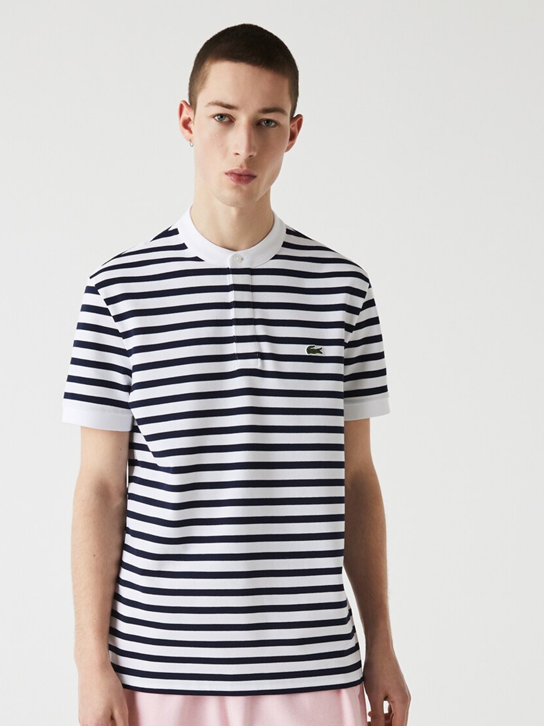 

Lacoste Men Striped T-shirt, White