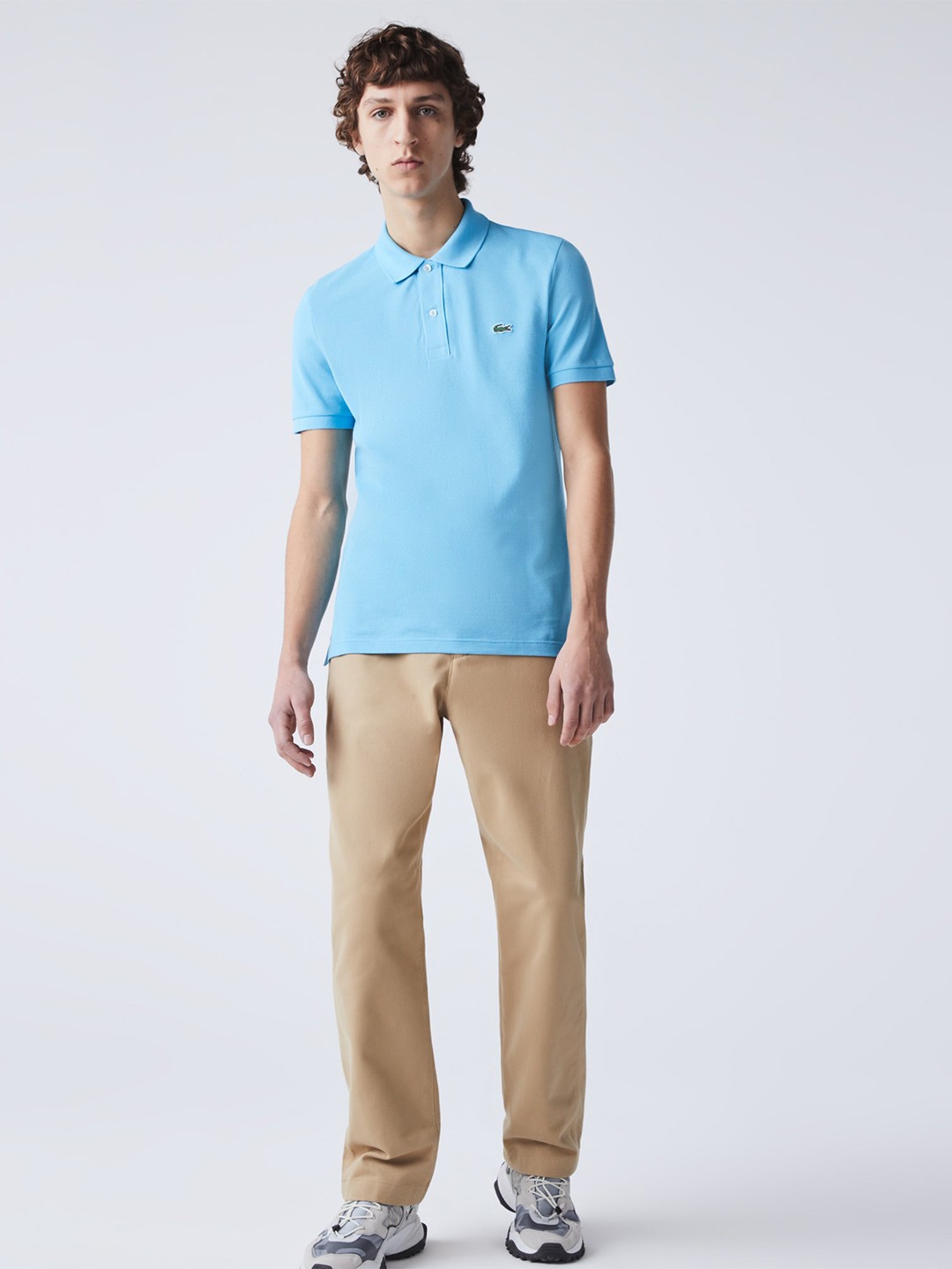 

Lacoste Men Polo Collar Cotton T-shirt, Blue