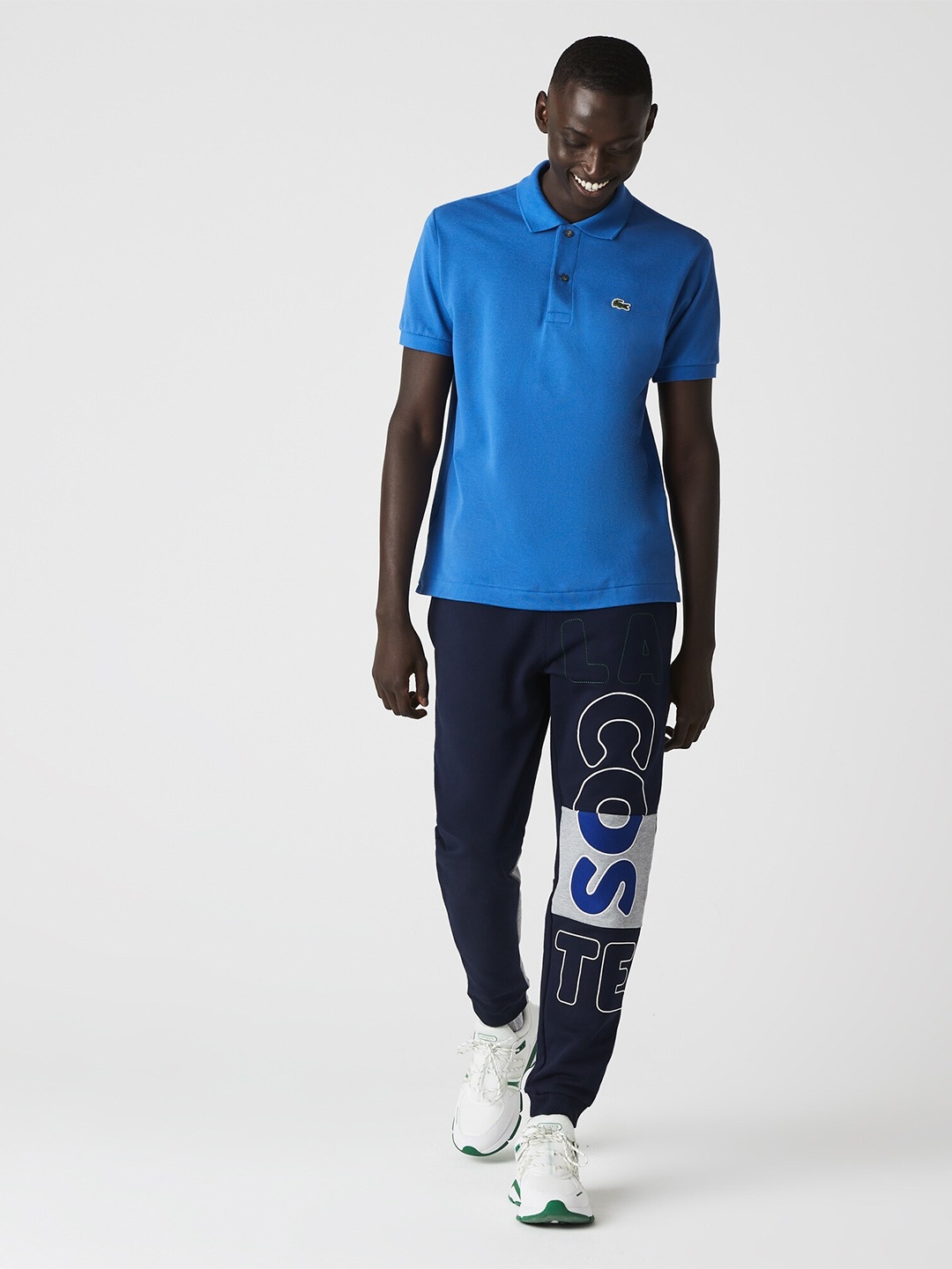 

Lacoste Men Polo Collar T-shirt, Blue