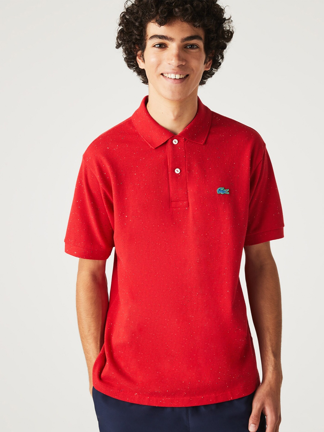 

Lacoste Men Polo Collar T-shirt, Red