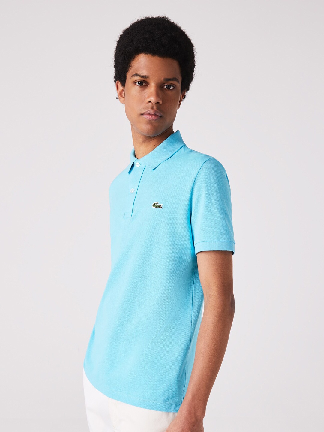 

Lacoste Men Polo Collar Cotton T-shirt, Blue