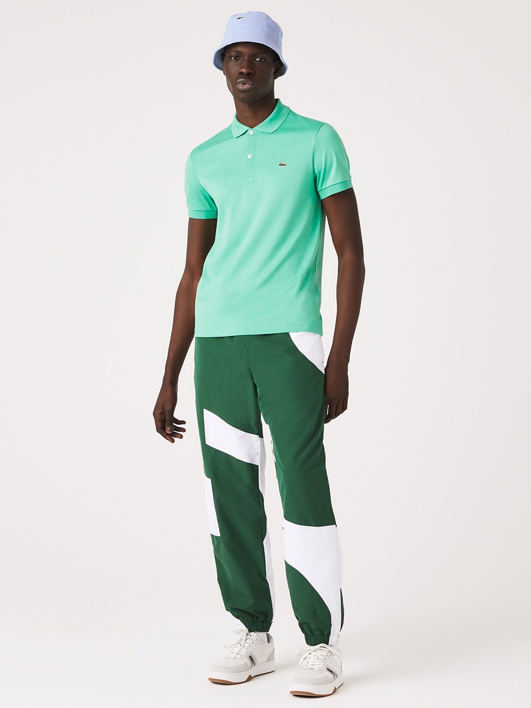 

Lacoste Men Polo Collar Cotton T-shirt, Green