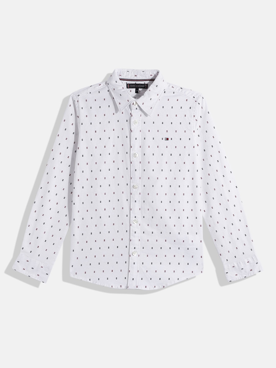 

Tommy Hilfiger Boys Printed Casual Shirt, White