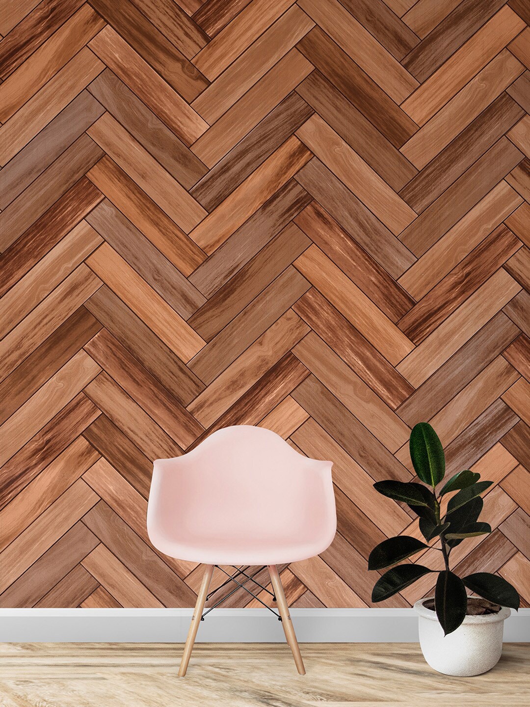 

Bonhomie Wallopedia Self Adhesive Wall Sticker, Brown