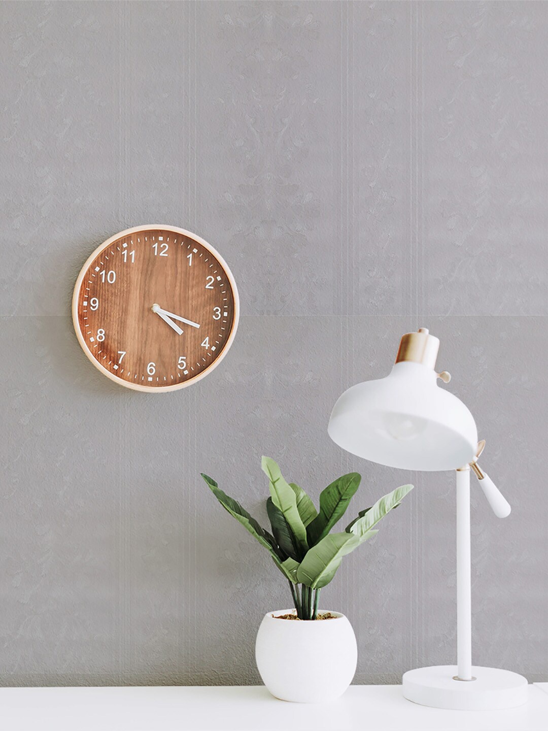 

Bonhomie Simple Elegant Self Adhesive Wall Sticker Wallpapers, White