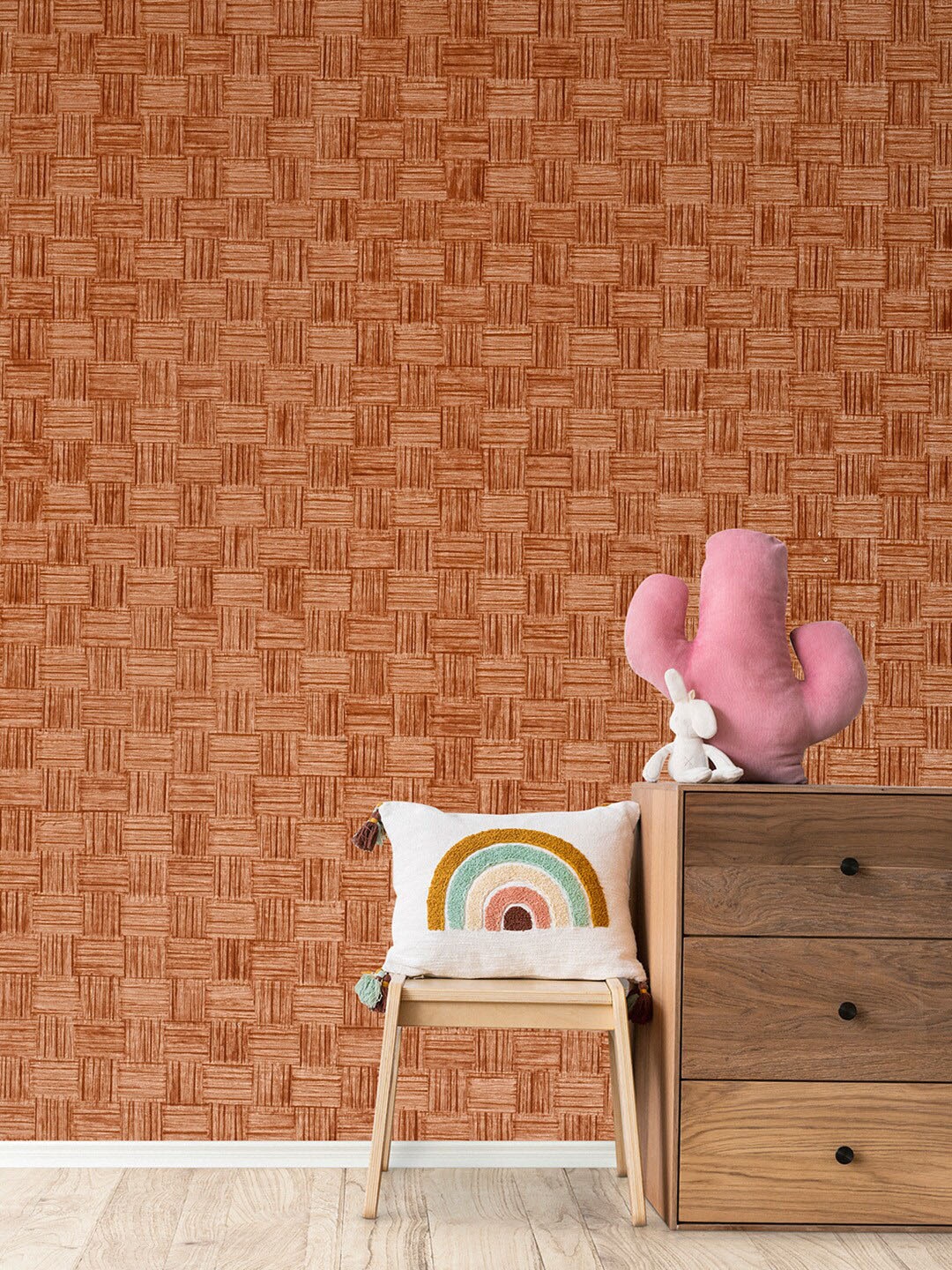 

Bonhomie Wallopedia Printed Decorative Wall Sticker, Brown