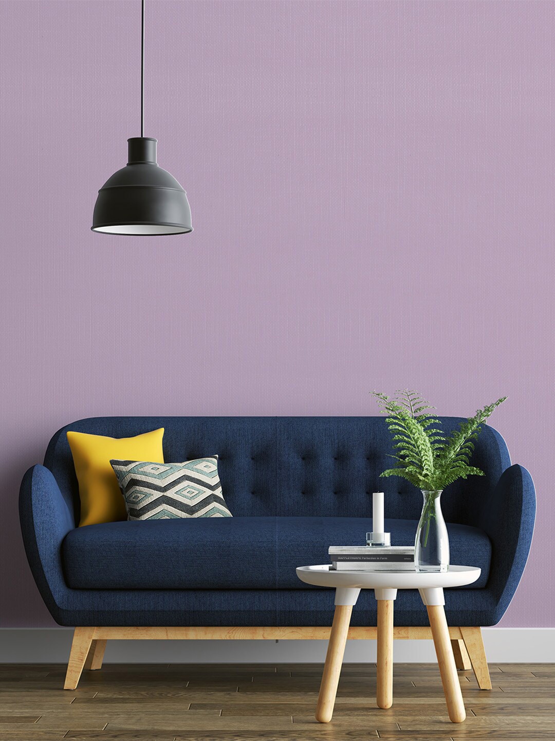 

Bonhomie Simple Elegant Self Adhesive Wall Sticker, Purple