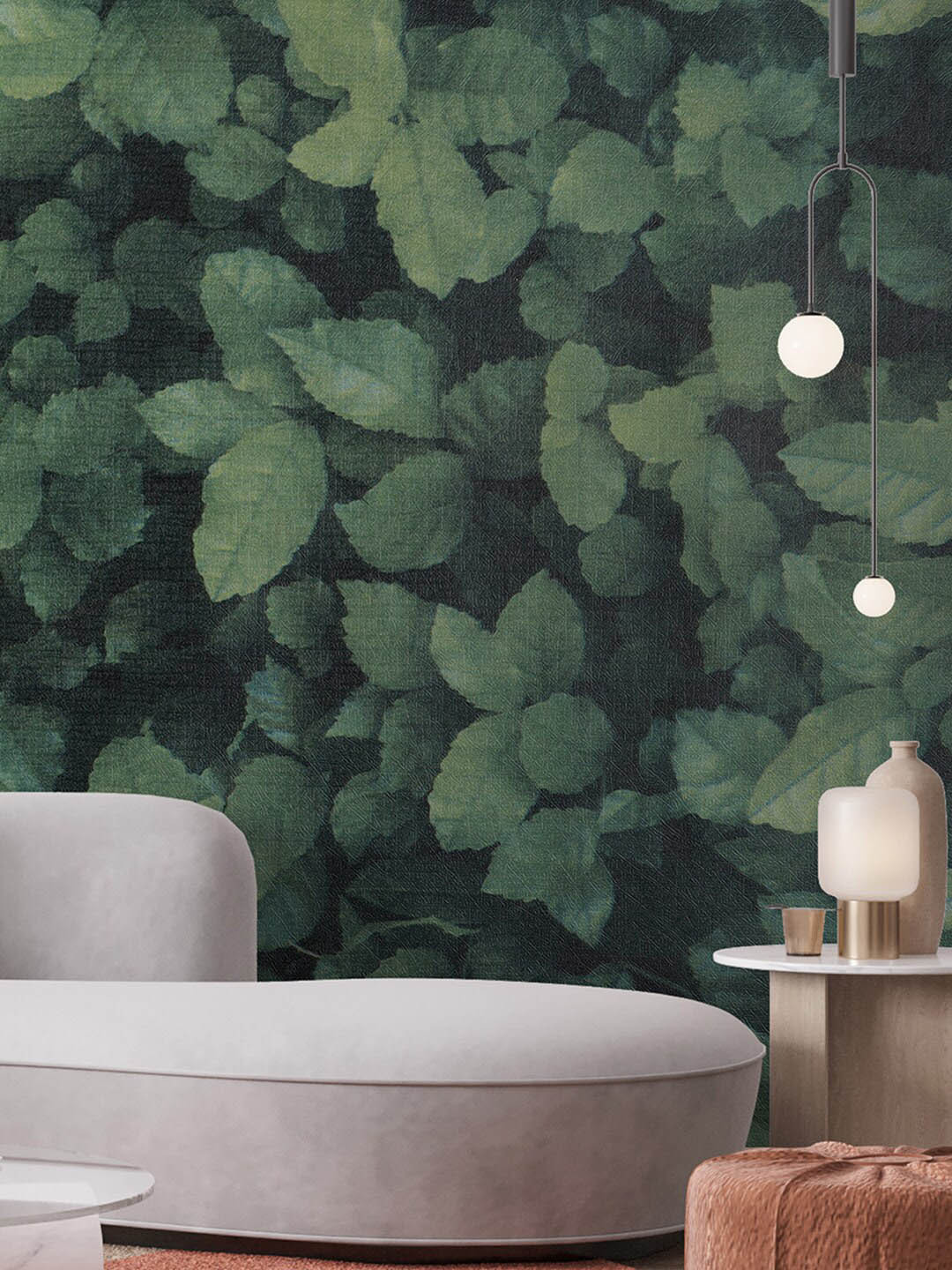 

Bonhomie Floral Wall Sticker Wallpapers, Green