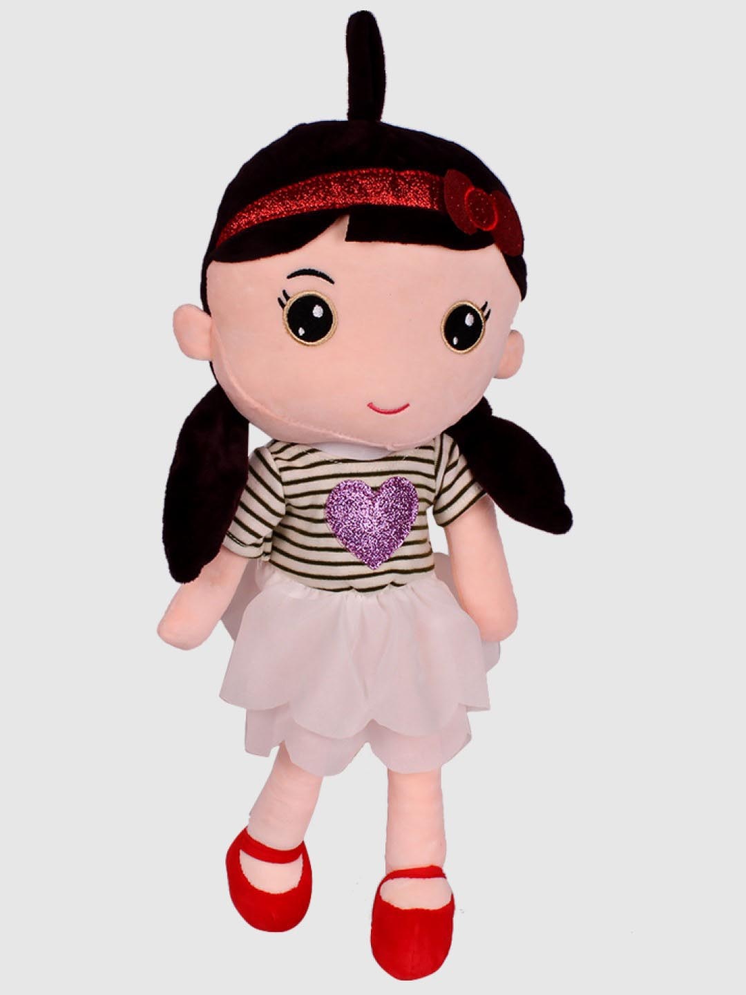 

DukieKooky Kids Super Doll Soft Toys, Red