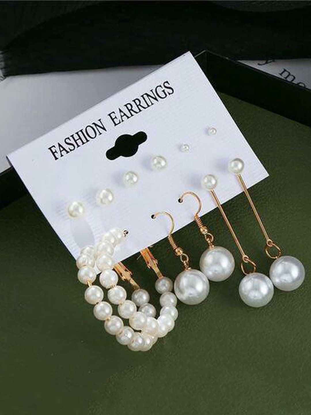

Jewels Galaxy Pack Of 2 Contemporary Studs Earrings, White
