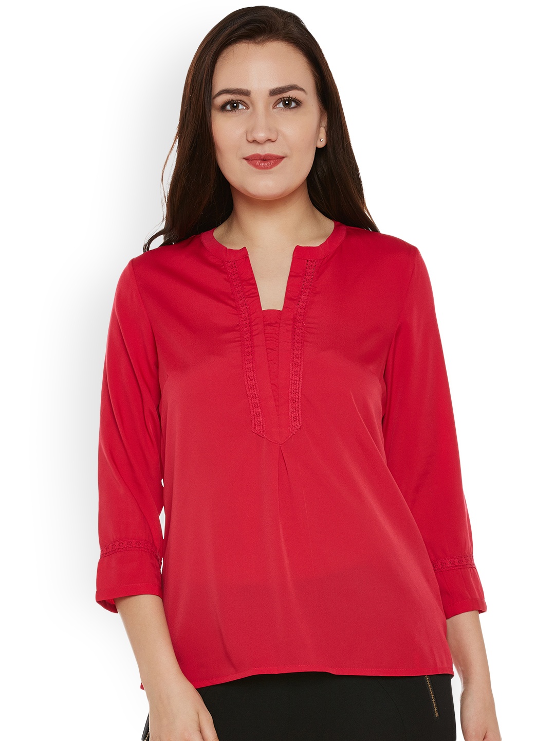 

Oxolloxo Women Red Solid Top