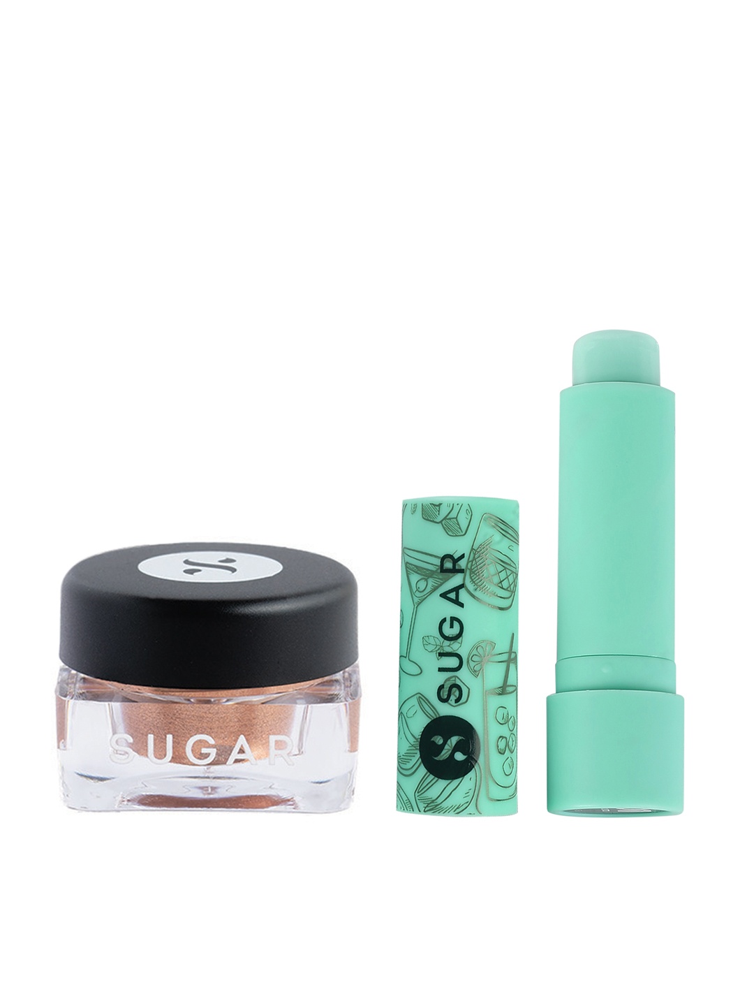 

SUGAR Set of Tipsy Lips Balm - Mojito 01 + Eye Love Jelly Eyeshadow - Bronze Brilliance 04