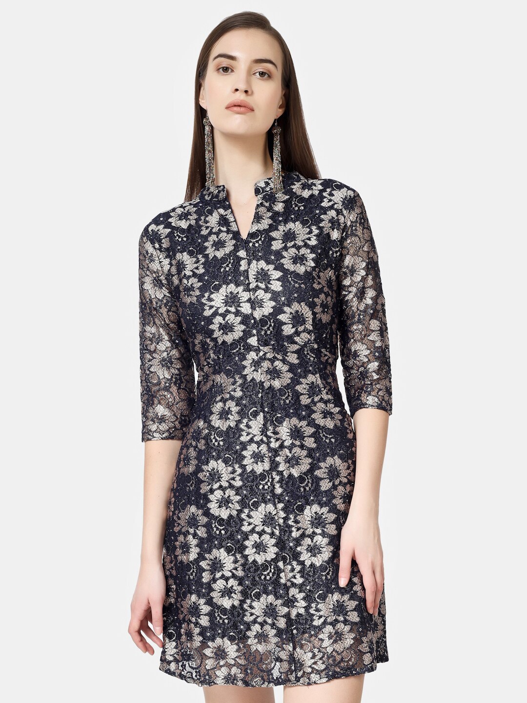 

Chanira La Parezza Mini Shirt Dress, Navy blue