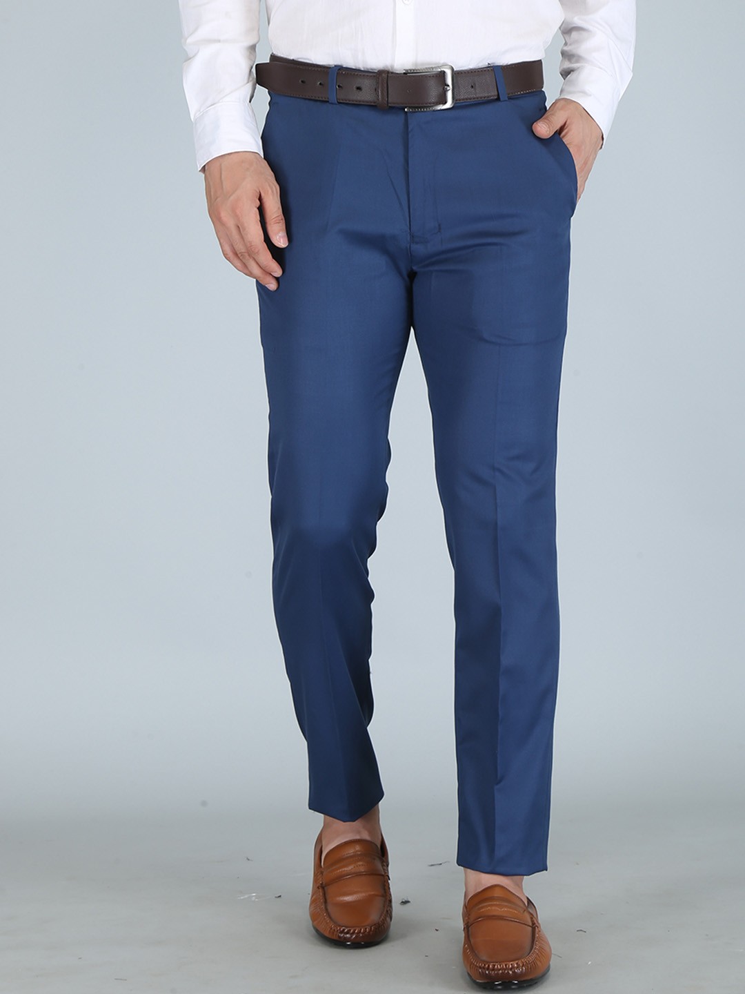 

UNCRAZY Men Urban Slim Slim Fit Trousers, Blue