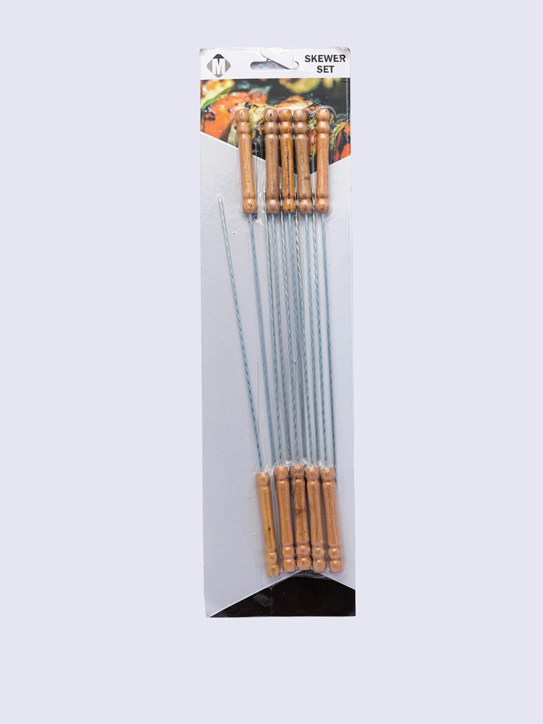 

MARKET99 Set Of 20 Silver-Toned Iron Grill & Tandoor Skewers