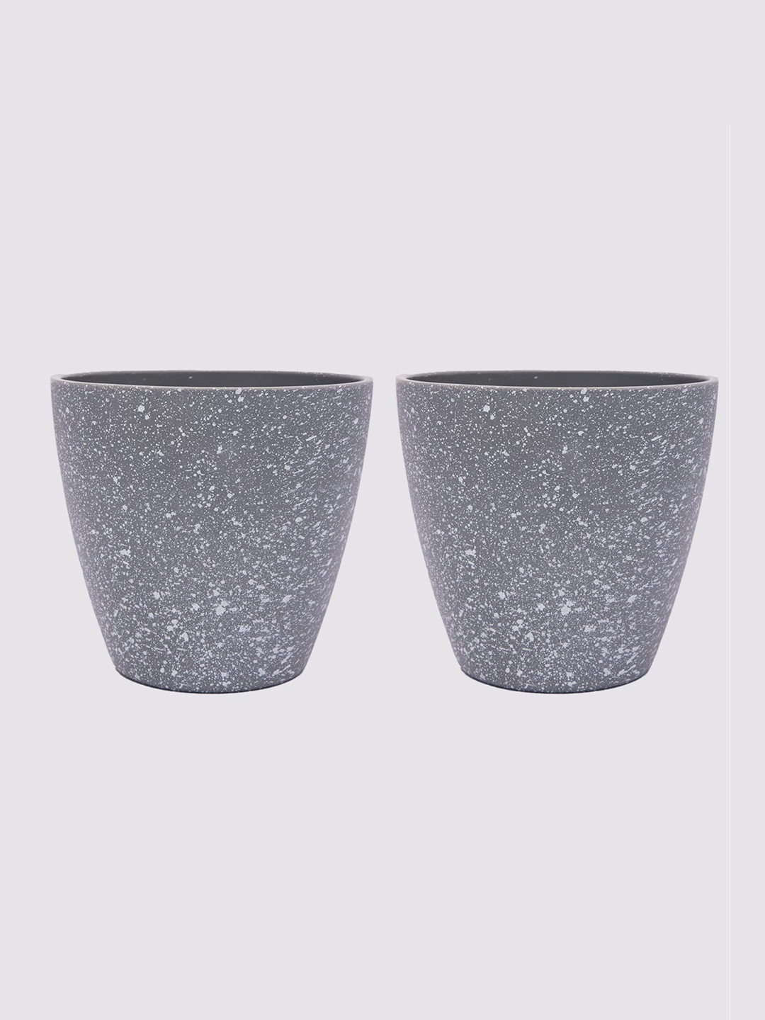 

MARKET99 Grey Melange Melamine Artificial Pot Without Flower