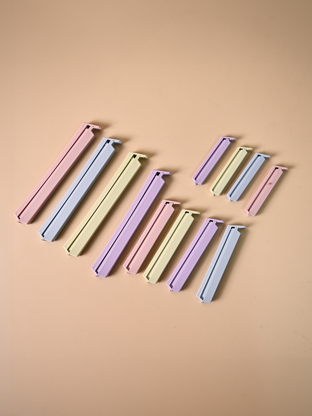 

MARKET99 Pink & Green Plastic Bag Sealing Clips