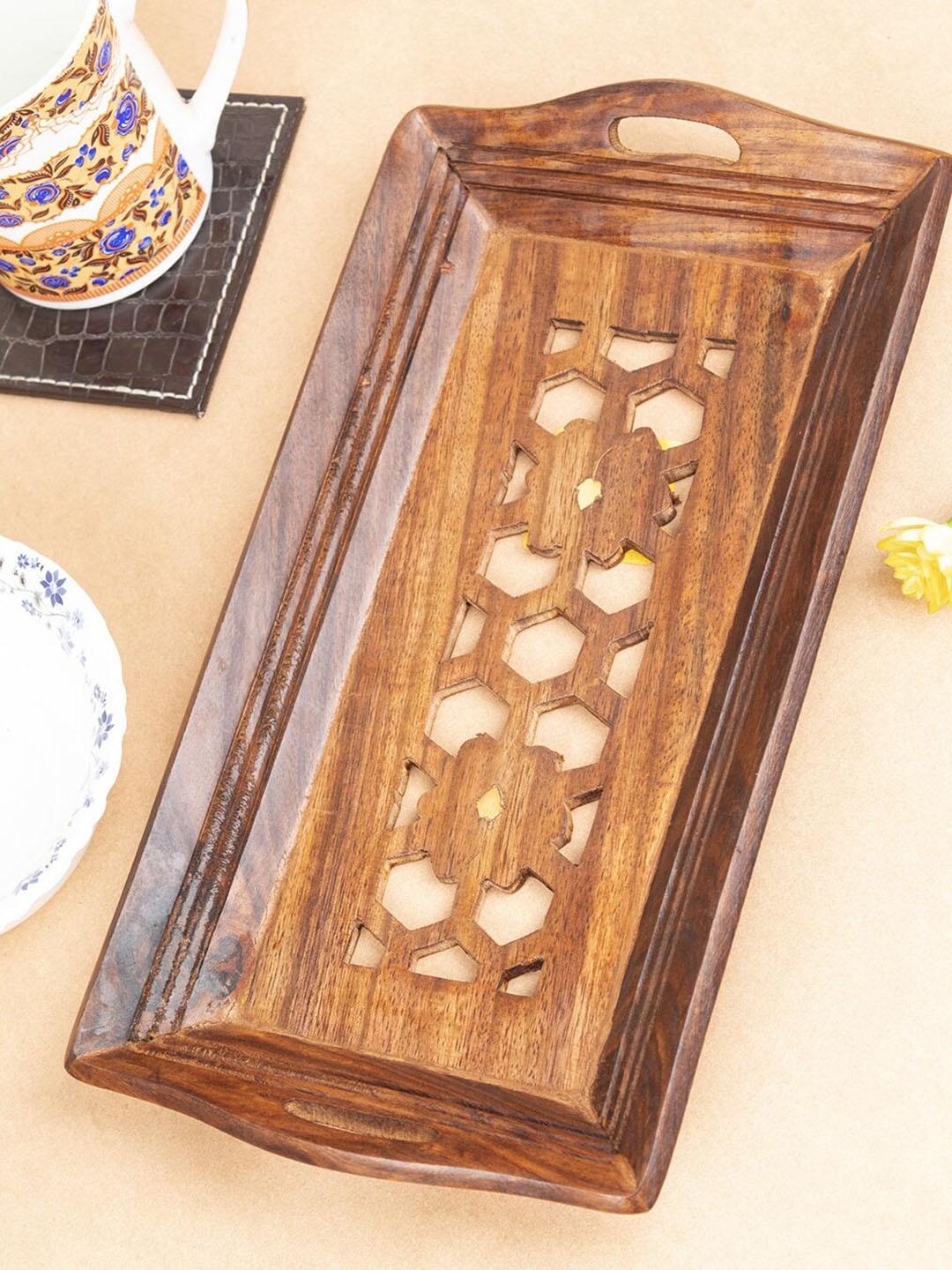 

MARKET99 Brown Textured Trays