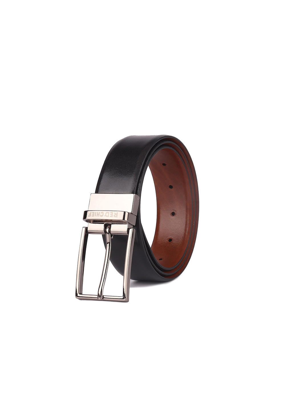 

Red Chief Men Leather Belt, Black
