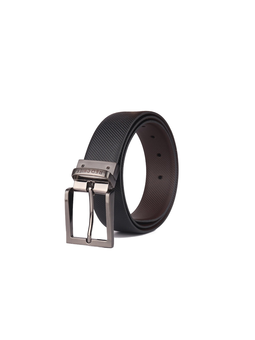 

Red Chief Men Leather Belt, Black