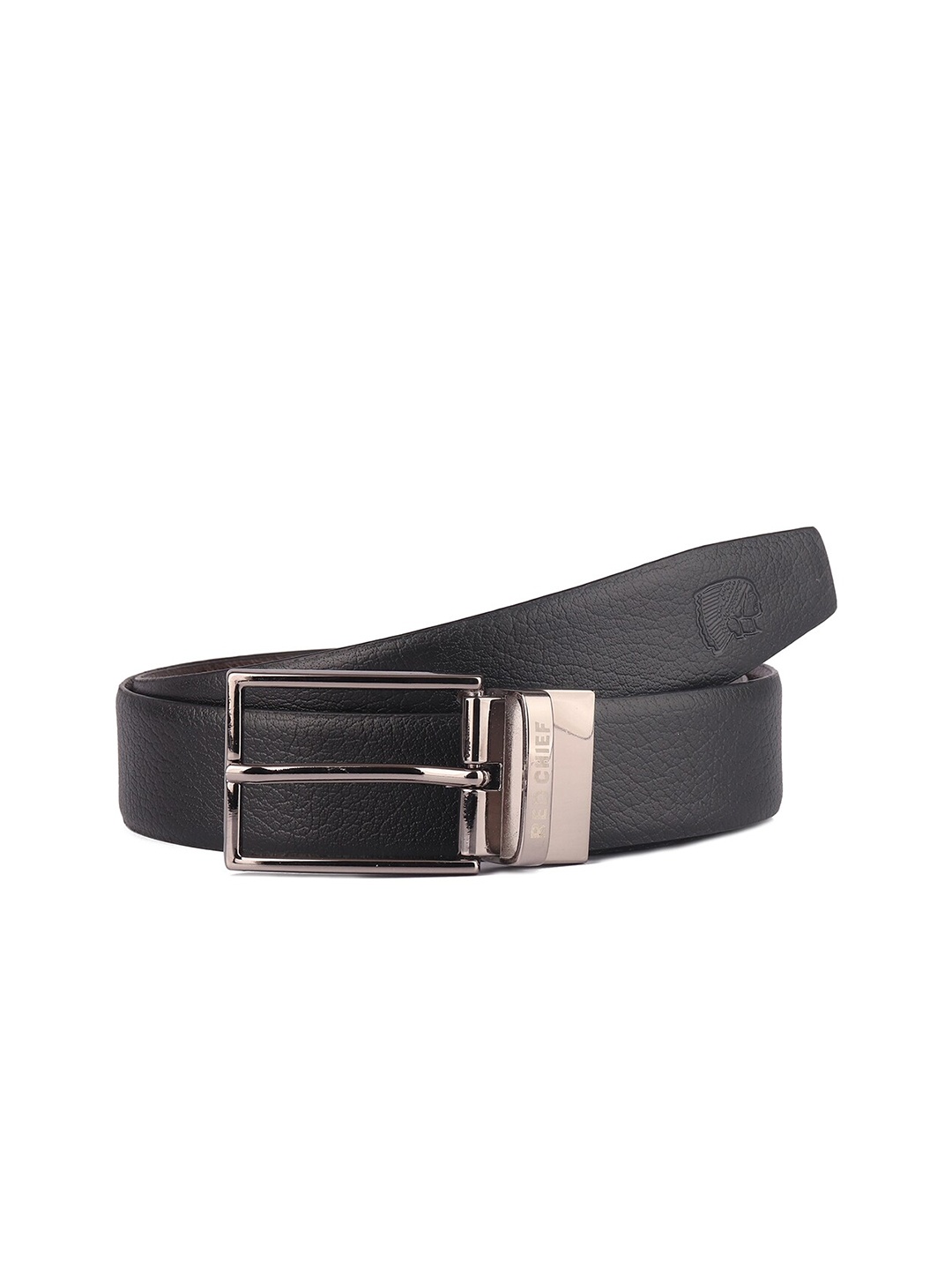 

Red Chief Men Leather Belt, Black