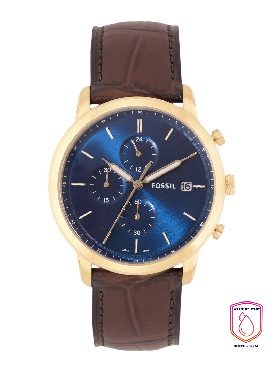 

Fossil Men Minimalist Analogue Watch FS5942, Blue