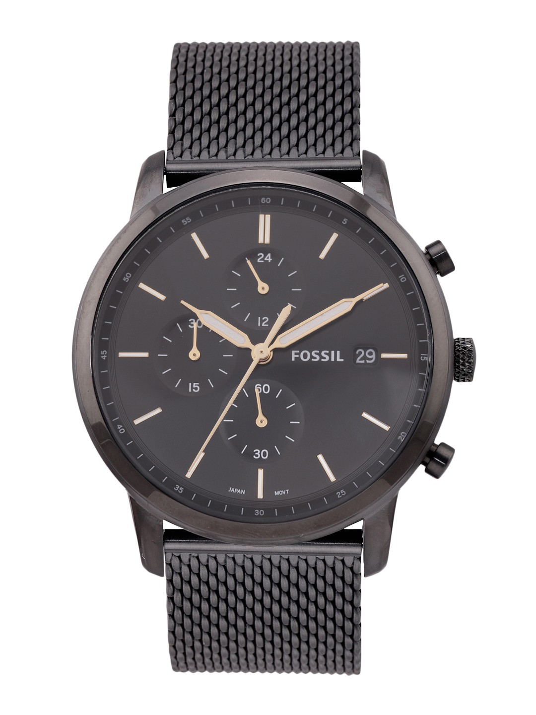 

Fossil Men Minimalist Analogue Watch FS5943, Black